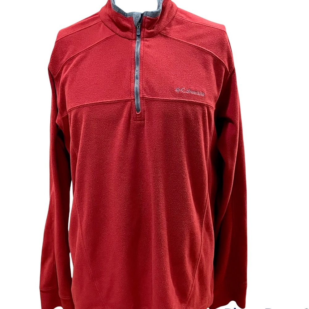 Columbia Omni Shield Mens Quarter Zip Lightweight Long Sleeve Pullover Sweater M